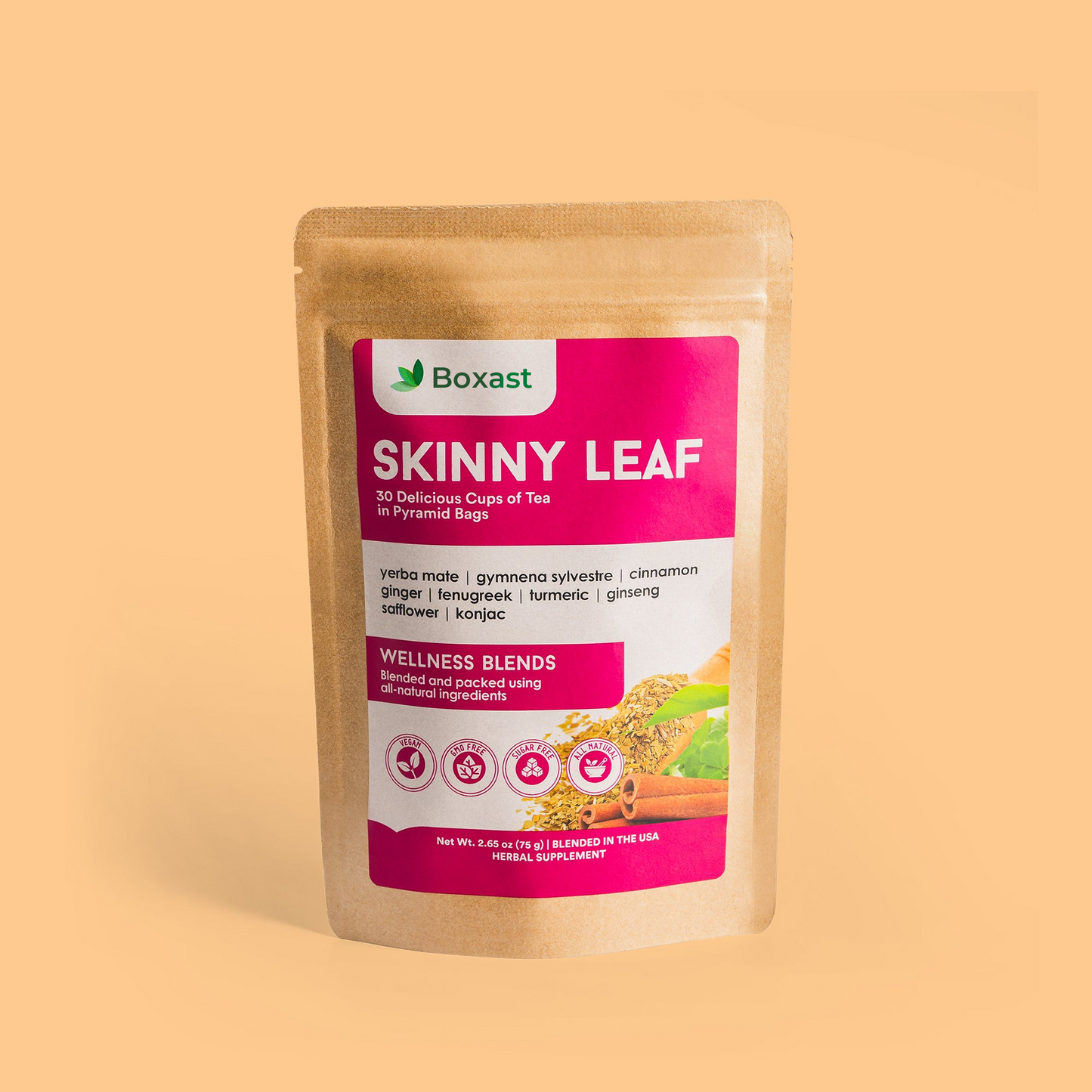 BOXAST Skinny Leaf Functional Tea