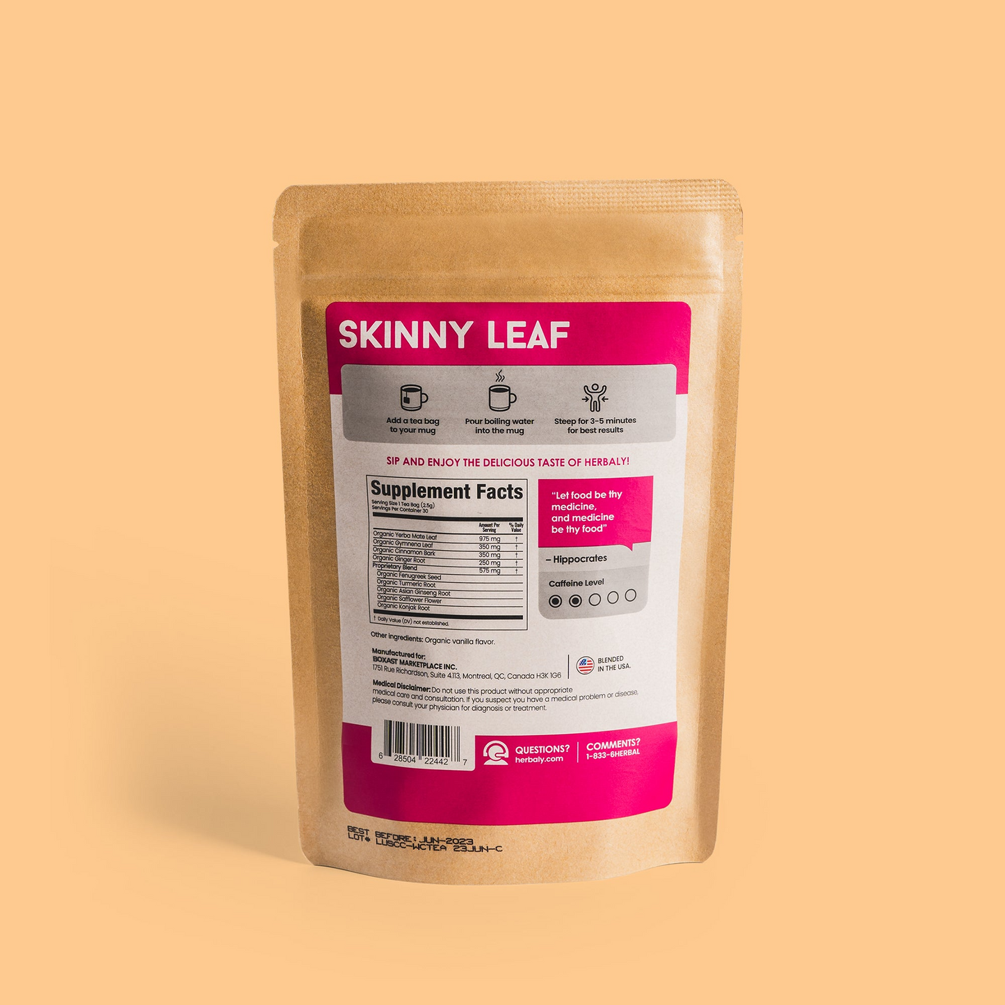 BOXAST Skinny Leaf Functional Tea